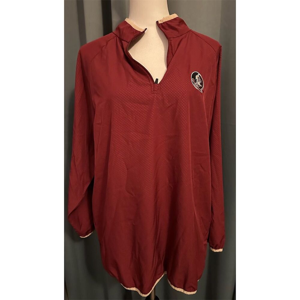 Florida State Seminoles Men's Maroon Windbreaker Jacket Standard Size L